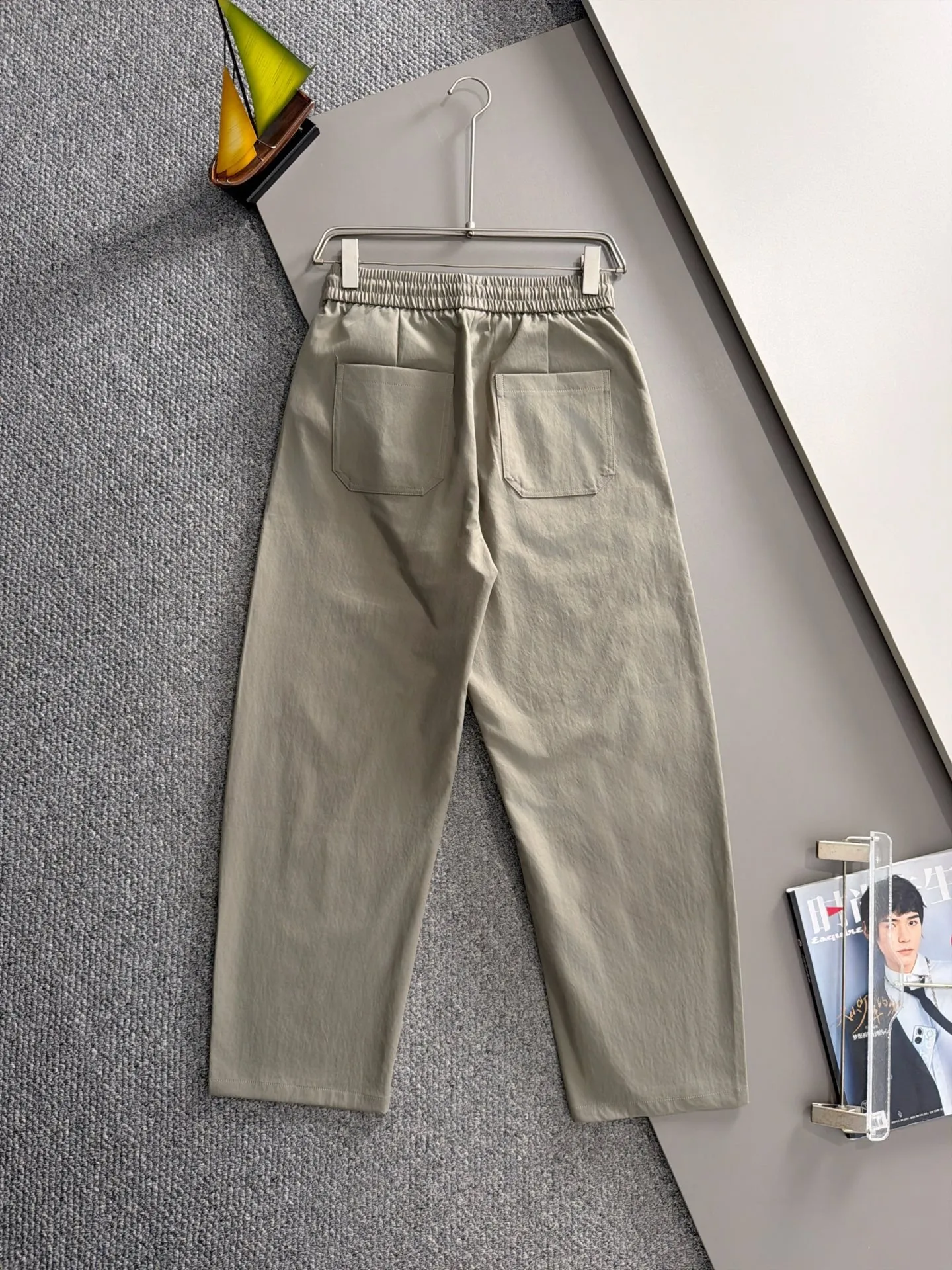 LP 2036 spring and summer New Arrival casual pants, counter-customized fabric Breathable, high comfort, impeccable details, brand element design concept, reflecting high quality. It feels delicate and soft! It presents a casual cut and the upper body shape is great! Sizes:M-4XL